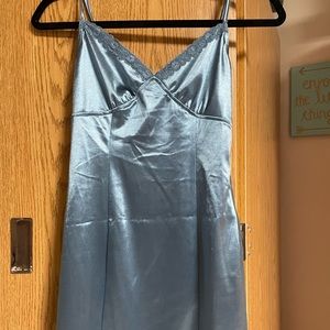 Velvet Light blue dress